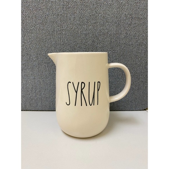 Rae Dunn Artist Collection by Magenta syrup pouring pitcher SYRUP mini vase - Picture 1 of 8
